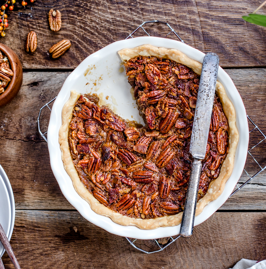 Reifel Rye Caramel Pecan Pie